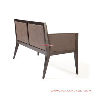 Bangku Teras Jati Kiano Black Walnut Minimalis Bangku Teras Jati Kiano Black Walnut Minimalis