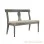 Bangku Teras Allesia Rustic With Oscar Cushion