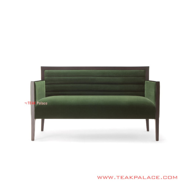 Bangku Tamu Minimalis Jati Seri Nessa Hijau