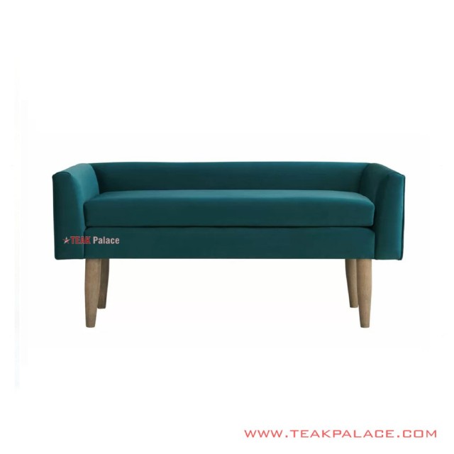 Bangku Tirana Kayu Natural Minimalis 2 Dudukan Oasis