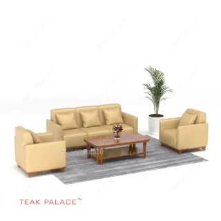 Sofa 311 TKDN Benson Kulit Sintetis Warna Mocca