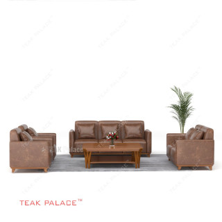 Sofa Minimalis Coklat 3211 Seri Benson TKDN