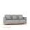 Sofa 3 Dudukan Minimalis Apartemen Seri Benson Abu-Abu