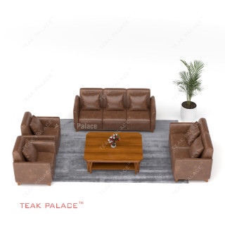 Sofa Minimalis Coklat 3211 Seri Benson TKDN