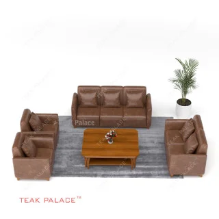 Sofa Minimalis Coklat 3211 Seri Benson TKDN