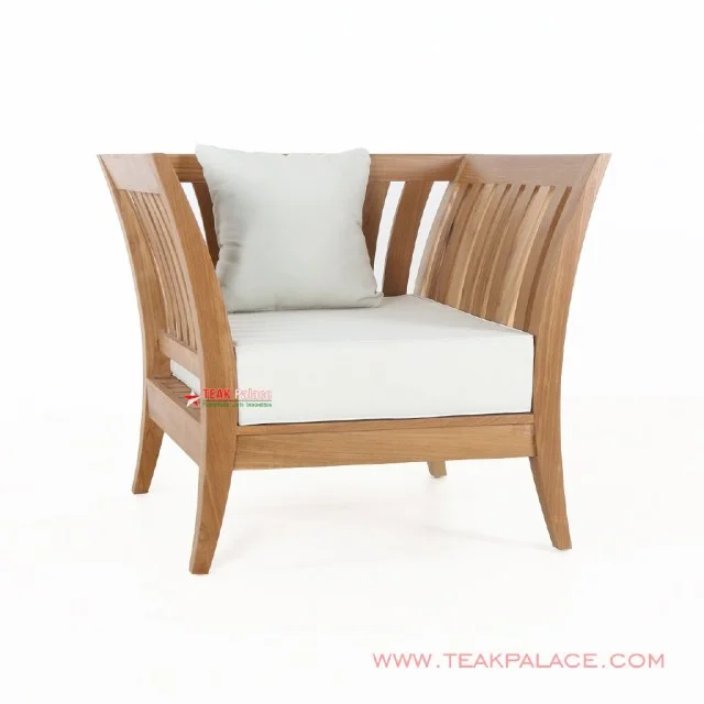 Kursi Kayu Jati Minimalis Seri Boston Single