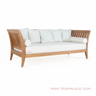 Bangku Kayu Jati Sofa Santai 3 Dudukan Minimalis Modern Seri Boston Bangku Kayu Jati Sofa Santai 3 Dudukan Minimalis Modern Seri Boston