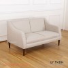 Sofa 2 Dudukan Minimalis Cellini Kain Krem TKDN Sofa 2 Dudukan Minimalis Cellini Kain Krem TKDN