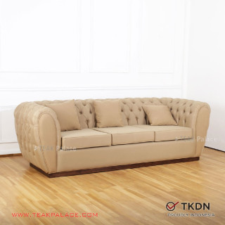 Sofa 3 Dudukan Mewah Model Chesterfield Seri Divo