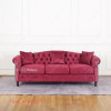 Sofa Mewah Merah Maroon Minimalis Seri Emily 3 Dudukan Sofa Mewah Merah Maroon Minimalis Seri Emily 3 Dudukan