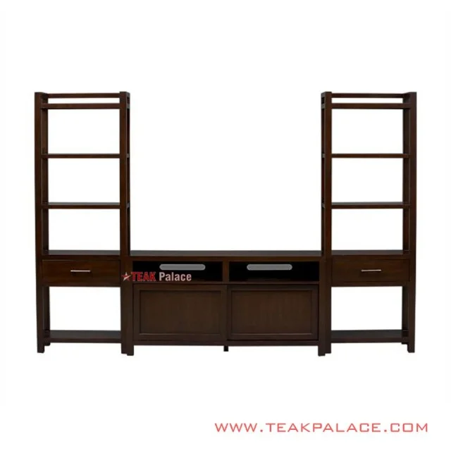 Rak Meja TV Kayu Jati Minimalis Surabaya