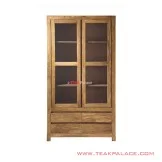 Lemari Pajangan Hiasan Jati Natural Semarang