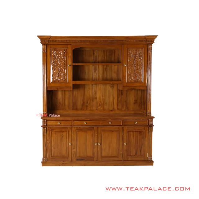 Lemari Hias Pajangan Ukir Golden Teak Seri Palembang Lemari Hias Pajangan Ukir Golden Teak Seri Palembang