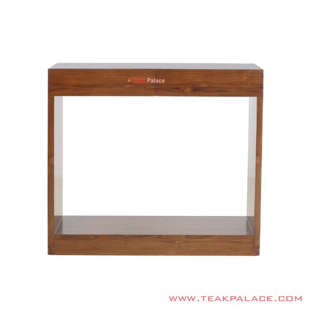 Meja Konsol 2 Laci Jati Salak brown Seri Almada Meja Konsol 2 Laci Jati Salak brown Seri Almada