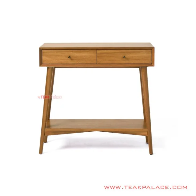 Meja Konsol Jati salak brown Seri bafilo 2 Laci