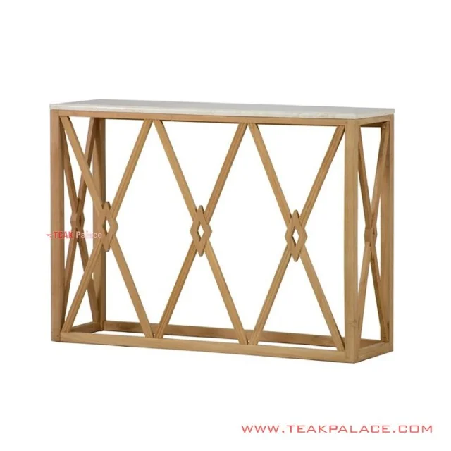 Meja Konsol Modern Marmer Minimalis Seri Kushan Natural Meja Konsol Modern Marmer Minimalis Seri Kushan Natural