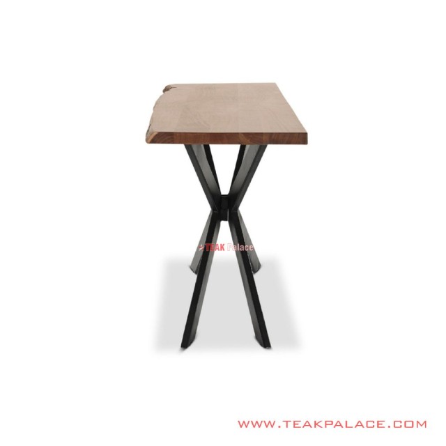 Meja Konsol Kaki Besi Minimalis Seri Crushy