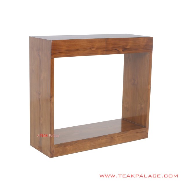 Meja Konsol 2 Laci Jati Salak brown Seri Almada Meja Konsol 2 Laci Jati Salak brown Seri Almada