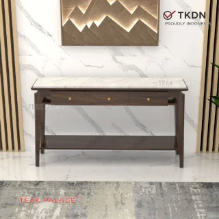 Meja Konsol Minimalis Modern Mewah Marmer Zenvo Meja Konsol Minimalis Modern Mewah Marmer Zenvo