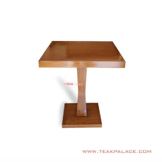 Meja Sudut Kayu Jati Kotak Seri Jasmine