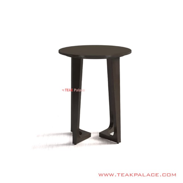 Meja Sudut Mondy Minimalis Black Walnut