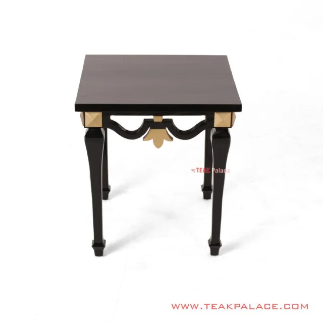 Meja Teras Spade Hitam Emas Minimalis Meja Teras Spade Hitam Emas Minimalis