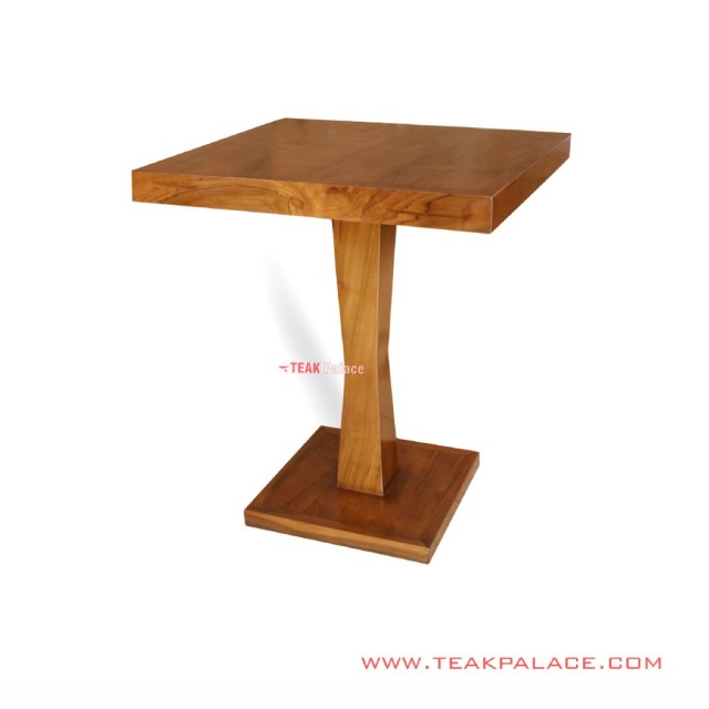 Meja Sudut Kayu Jati Kotak Seri Jasmine