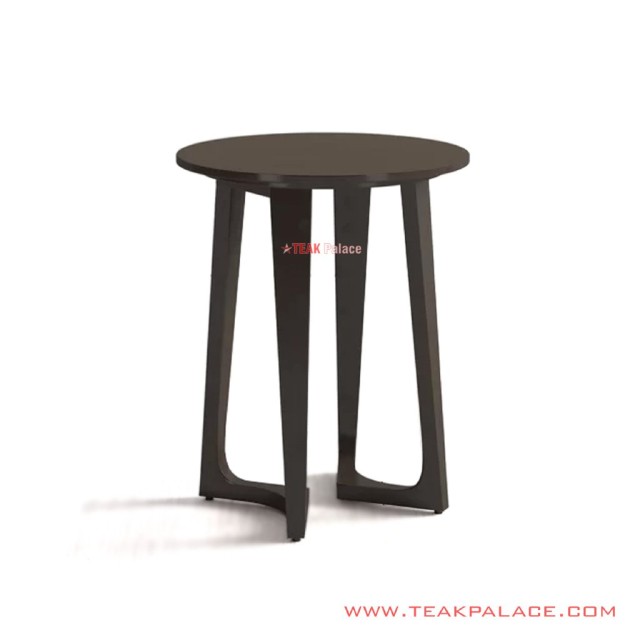 Meja Sudut Mondy Minimalis Black Walnut