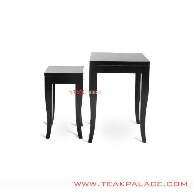 Set Meja Sudut Sena Kayu Jati Hitam Set Meja Sudut Sena Kayu Jati Hitam