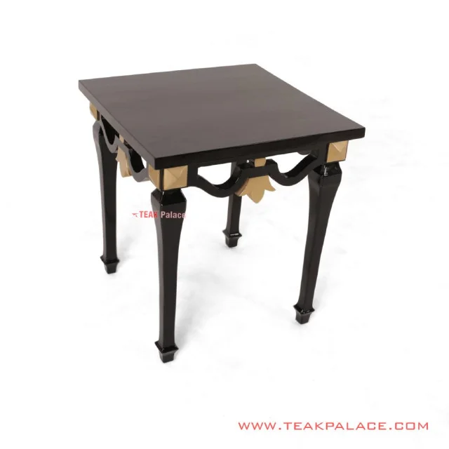 Meja Teras Spade Hitam Emas Minimalis Meja Teras Spade Hitam Emas Minimalis