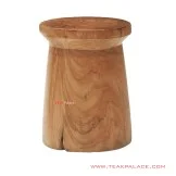 Meja Sudut Batang  Jati Natural Seri Urban