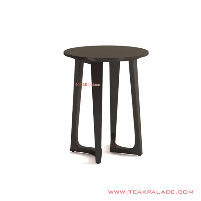 Meja Sudut Mondy Minimalis Black Walnut