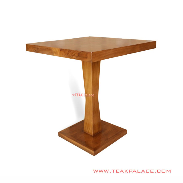 Meja Sudut Kayu Jati Kotak Seri Jasmine