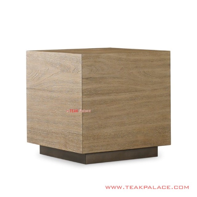 Meja Sudut Minimalis Kotak Jati Solid Seri Archa Meja Sudut Minimalis Kotak Jati Solid Seri Archa