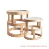 Meja Ariyo Set Minimalis Natural Meja Ariyo Set Minimalis Natural