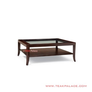 Meja Tamu Minimalis Top Kaca Seri Elegant