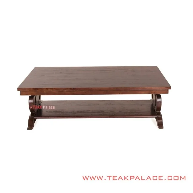 Meja Kayu Jati Minimalis Black Walnut Wilson