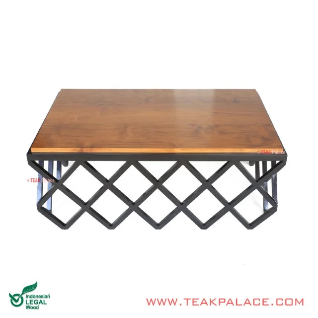 Meja Tamu Modern Minimalis Unik Kayu Jati Seri Alvaro Meja Tamu Modern Minimalis Unik Kayu Jati Seri Alvaro