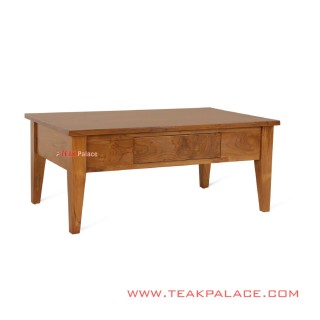 Meja Kopi Kayu  Jati Salak Brown Seri Bogor