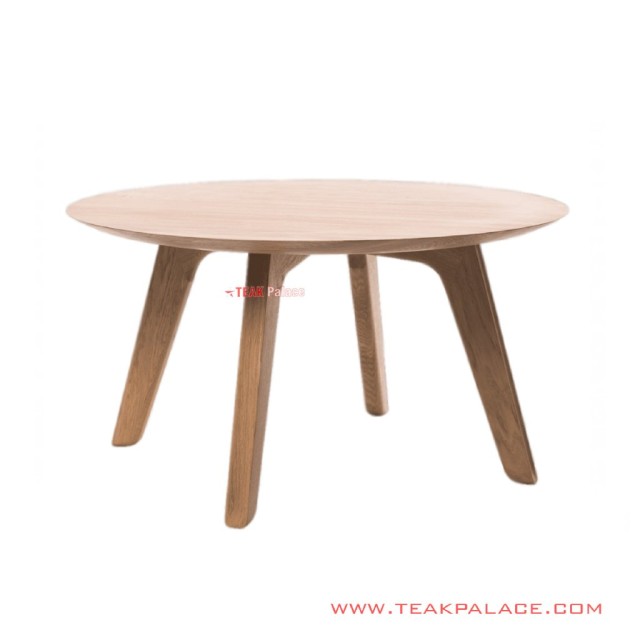 Meja Tamu Bundar Jati Natural Seri Sukatani Meja Tamu Bundar Jati Natural Seri Sukatani