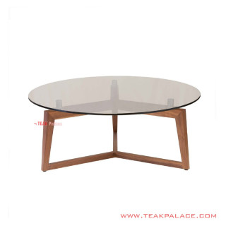 Meja Tamu Bundar Seri Doger Daun Kaca Bundar Meja Tamu Bundar Seri Doger Daun Kaca Bundar