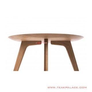 Meja Tamu Bundar Jati Natural Seri Sukatani Meja Tamu Bundar Jati Natural Seri Sukatani