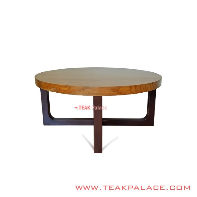 Meja Jati Solid Cikeas Bundar Minimalis Meja Jati Solid Cikeas Bundar Minimalis