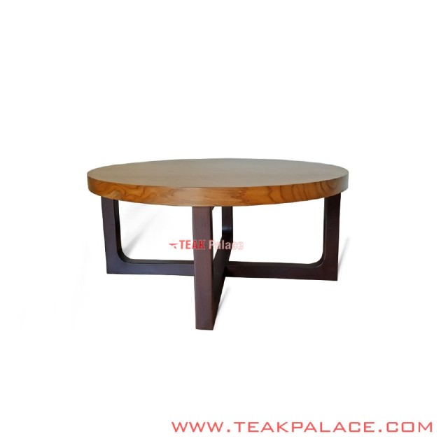Meja Jati Solid Cikeas Bundar Minimalis Meja Jati Solid Cikeas Bundar Minimalis