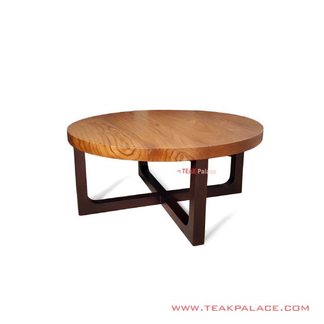 Meja Jati Solid Cikeas Bundar Minimalis Meja Jati Solid Cikeas Bundar Minimalis