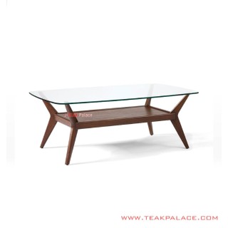 Meja Tamu Kaca Minimalis Chibia Jati Solid Meja Tamu Kaca Minimalis Chibia Jati Solid