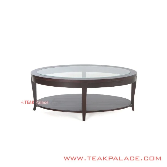 Meja Tamu Oval Jati Minimalis seri Elegant Meja Tamu Oval Jati Minimalis seri Elegant