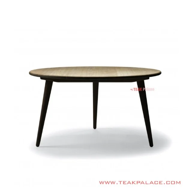 Meja Tamu Jati Hitam Natural Seri Willow