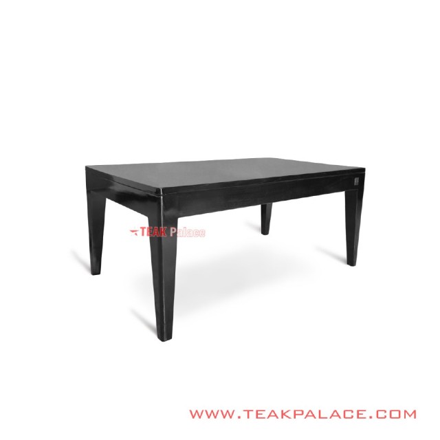 Meja Tamu Hitam Kayu Jati Minimalis Diva