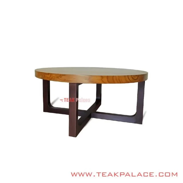 Meja Jati Solid Cikeas Bundar Minimalis Meja Jati Solid Cikeas Bundar Minimalis